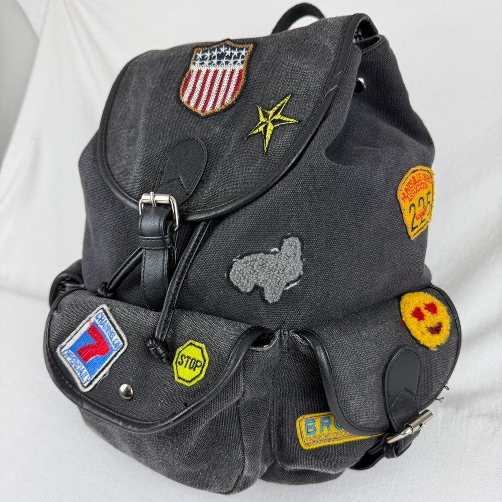 Dream Control Utility Multi-pocket Backpack, Patches, Magnetic Buttons - Picture 2 of 16